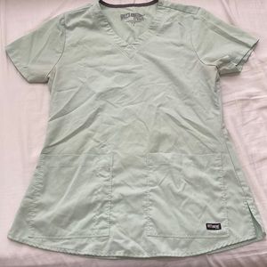 Grey’s anatomy pistachio green scrub top